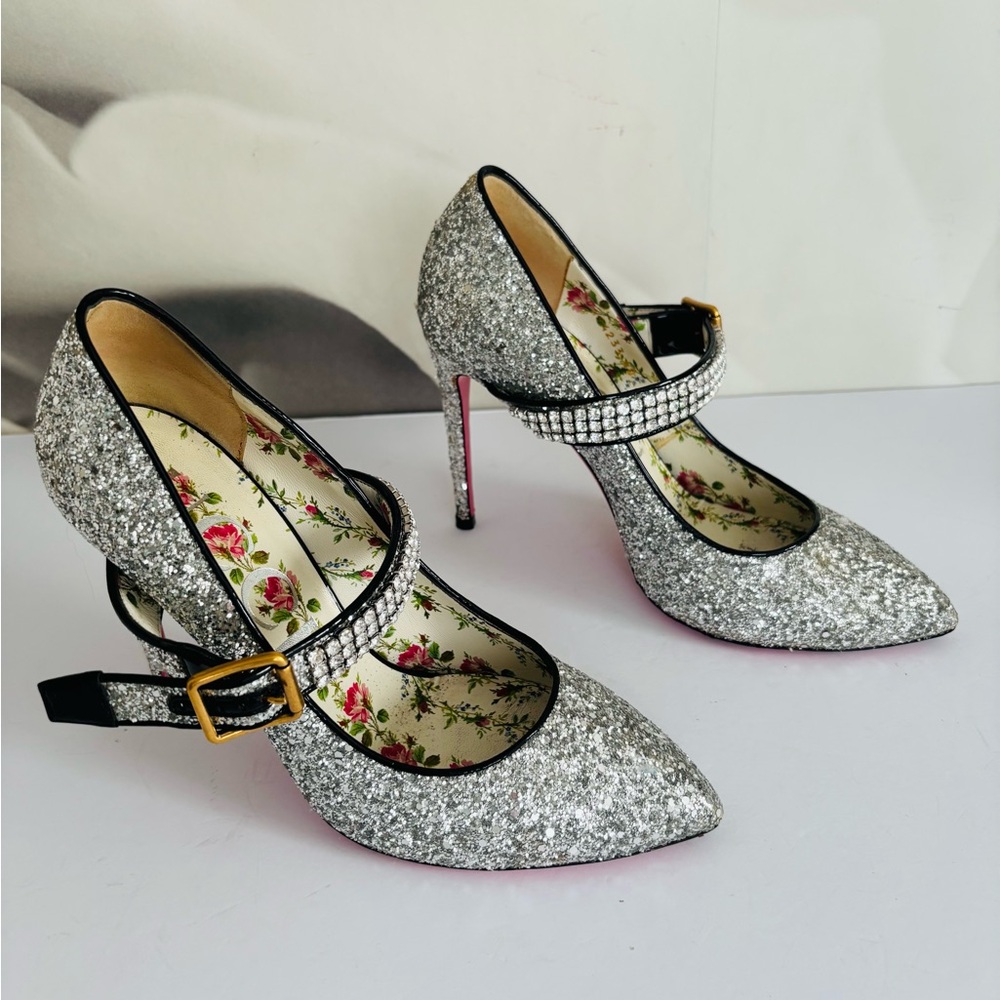 Gucci Sylvie Mary Jane Pumps - Picture 3 of 16